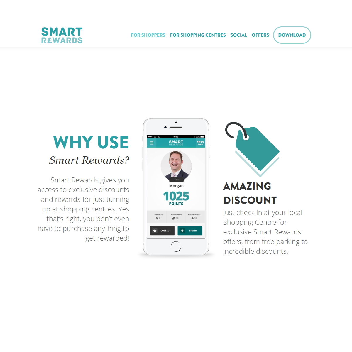 Smart Rewards The Shopping Centre Loyalty App by D2i